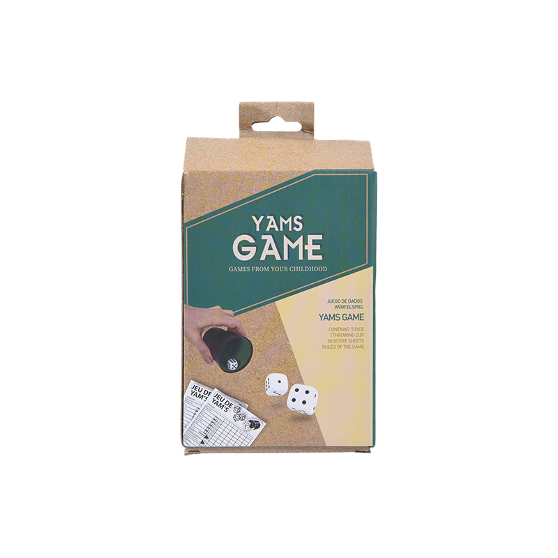 إصدار كأس الرمي المحمول - مجموعة ألعاب النرد YAMS العتيقة